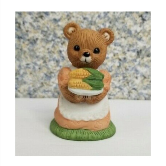 Vintage HOMCO Home Interior 1462 & 1426 Picnic Bears Porcelain Figurines - Picture 10 of 10